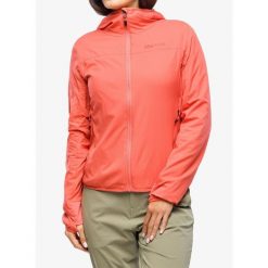 Kurtka softshell damska Marmot Alt HB Hoody. Czerwone kurtki damskie Marmot, bez wzorów, z softshellu, bez kaptura. Za 637.99 zł.