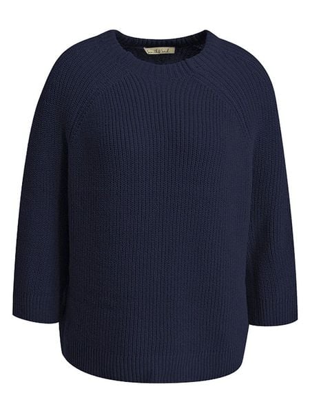 Smith & Soul Sweter w kolorze granatowym rozmiar: XS. Niebieskie swetry klasyczne damskie Smith & Soul, xs, ze splotem, bez kołnierzyka. Za 173.99 zł.
