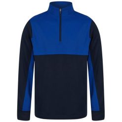 Męska Bluza Dresowa Z Zamkiem Błyskawicznym W Bloku Kolorystycznym. Białe bluzy bez kaptura męskie FINDEN & HALES, m, z dresówki. Za 194.99 zł.