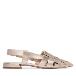 Baleriny HÖGL. Żółte baleriny damskie HÖGL, bez wzorów, bez obcasa. Za 839.99 zł.