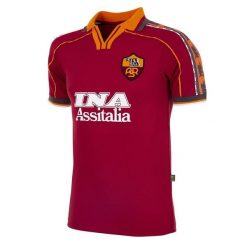 Koszulka piłkarska retro - Dorosły - AS Roma 1998-99 - Czerwona. Czerwone t-shirty sportowe męskie COPA FOOTBALL, s, bez ramiączek, do piłki nożnej. Za 378.84 zł.