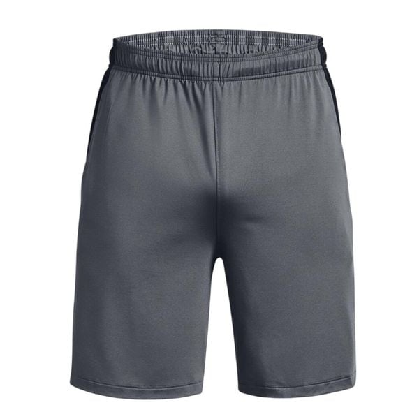 Męskie Spodenki Dresowe Tech Vent. Szare szorty męskie Under Armour, z dresówki, bez kołnierzyka. Za 169.99 zł.