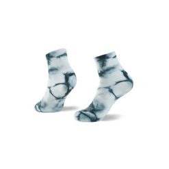 Skarpety Trekkingowe Na Giean Medium Weight Tie-Dyed Micro Monochrome. Białe skarpetki damskie NA GIEAN, bez wzorów. Za 51.99 zł.