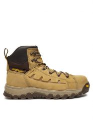 CAT Footwear Trapery Threshold Rebound Wp Nm Ct S7L Hro Fo Sr P726047 Żółty. Żółte buty zimowe męskie CAT Footwear, ze skóry, bez zapięcia. Za 749.99 zł.