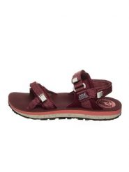 Jack Wolfskin Sandały "Outfresh Delux" w kolorze bordowym rozmiar: 38. Czerwone sandały damskie Jack Wolfskin, bez wzorów, bez obcasa. Za 179.22 zł.
