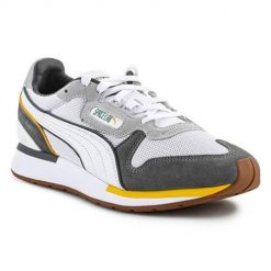 Buty do chodzenia męskie Puma Space Lab Legends. Szare buty sportowe na co dzień męskie Puma, z materiału, bez zapięcia, trekkingowe. Za 439.99 zł.