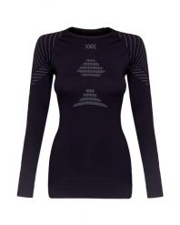Koszulka damska X-BIONIC INVENT 4.0 Black. Czarne bielizna termoaktywna damska X BIONIC, s, bez wzorów, z dzianiny. Za 252.00 zł.