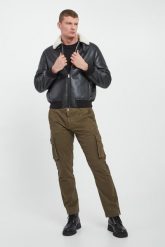 Spodnie męskie AERONAUTICA MILLITARE. Spodnie materiałowe męskie AERONAUTICA MILITARE, bez wzorów. W wyprzedaży za 482.30 zł.