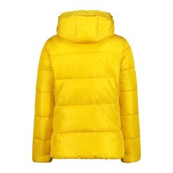 Damska kurtka z kapturem CMP. Żółte kurtki narciarskie i snowboardowe damskie CMP, bez wzorów, z puchu, z kapturem, narciarskie. Za 548.50 zł.