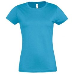 Koszulka Imperial Dla Kobiet. Niebieskie bluzki damskie SOL'S, s, bez wzorów, sportowe, bez kołnierzyka, bez ramiączek. Za 38.99 zł.