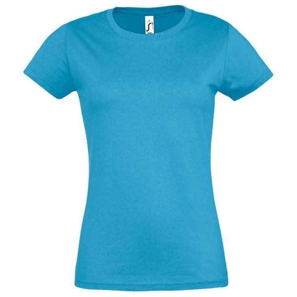 Koszulka Imperial Dla Kobiet. Niebieskie bluzki damskie SOL'S, s, bez wzorów, sportowe, bez kołnierzyka, bez ramiączek. Za 44.99 zł.