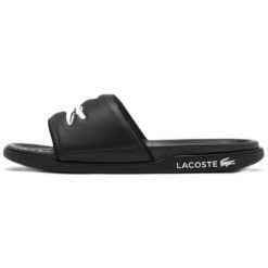 Klapki Sportowe Męskie Lacoste Serve Slide Dual. Czarne klapki i japonki męskie Lacoste. Za 281.60 zł.