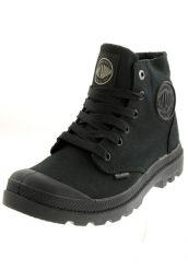Buty sportowe Sneakersy unisex, Palladium Mono Chrome. Czarne buty sportowe na co dzień damskie Palladium, bez wzorów, z materiału, trekkingowe. Za 438.00 zł.