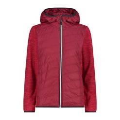 Damska kurtka z kapturem CMP. Czerwone kurtki damskie CMP, bez wzorów, z puchu, z kapturem. Za 392.00 zł.