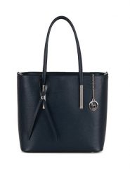 Lia Biassoni Skórzana torebka "Mallero" w kolorze granatowym - 32 x 30 x 12 cm rozmiar: onesize. Niebieskie torebki klasyczne damskie Lia Biassoni, bez wzorów, z materiału, bez dodatków. Za 347.99 zł.