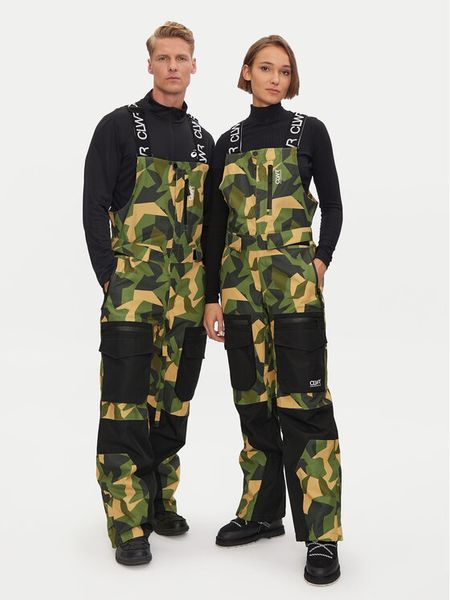 Colourwear Spodnie snowboardowe 7010296C6700 Khaki Regular Fit. Brązowe spodnie materiałowe męskie Colourwear, bez wzorów, z syntetyku, sportowe. Za 559.00 zł.