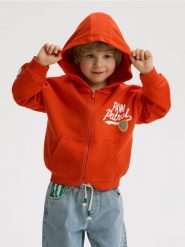 Bluza Psi Patrol - czerwony. Czerwone bluzy i bluzki niemowlęce Reserved, bez wzorów, z bawełny, bez ramiączek, bez kaptura. Za 59.99 zł.
