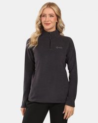 Damska bluza polarowa Kilpi ALMERI-W. Czarne bluzy bez kaptura damskie Kilpi, z materiału. Za 215.49 zł.