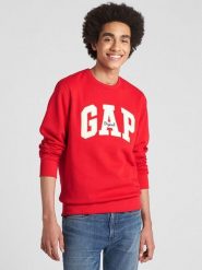 GAP Bluza w kolorze czerwonym rozmiar: XS. Czerwone bluzy bez kaptura męskie GAP, xs. Za 69.91 zł.