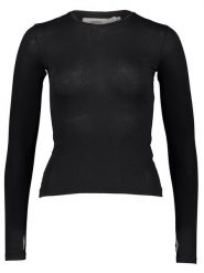 Pangaia Koszulka "365 Cotton-Stretch" w kolorze czarnym rozmiar: XXS. Czarne bluzki damskie Pangaia, xxs, bez wzorów, z bawełny, bez kołnierzyka, bez ramiączek. Za 52.67 zł.