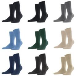 Skarpety Falke ClimaWool. Szare skarpetki męskie Falke, bez wzorów, z dzianiny. Za 129.50 zł.