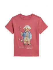Polo Ralph Lauren T-Shirt 322B18890002 Czerwony jasny Regular Fit. Czerwone t-shirty chłopięce Polo Ralph Lauren, bez wzorów, z bawełny, bez ramiączek. Za 249.99 zł.