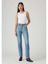 Levi's Dżinsy - Regular fit - w kolorze niebieskim rozmiar: W27/L30. Niebieskie jeansy damskie Levi's, z podwyższonym stanem. Za 196.42 zł.