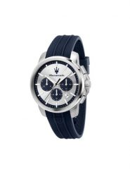 Maserati Zegarek Successo Chronograph R8871621042 Srebrny. Szare zegarki męskie maserati, srebrne. Za 989.99 zł.