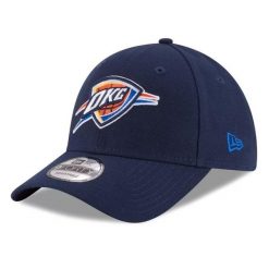 Czapka z daszkiem New Era NBA Oklahoma City Thunder. Niebieskie czapki męskie New Era, bez wzorów, sportowe. Za 151.00 zł.
