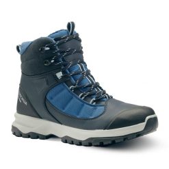 Buty turystyczne damskie Quechua SH500 mountain mid wodoodporne. Niebieskie obuwie trekkingowe damskie QUECHUA, na zimę. W wyprzedaży za 199.99 zł.