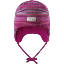 Czapka dziecięca 718727-4801 różowa r. 44-46. Czerwone czapki dziecięce Lassie by Reima, bez wzorów. Za 42.25 zł.