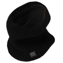 Komin termiczny - damski - Czarny - Onesize. Czarne szaliki i kominy damskie HEAT KEEPER, bez wzorów, z dzianiny. Za 121.30 zł.