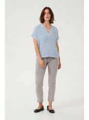 Kaffe Bluzka w kolorze błękitnym rozmiar: 38. Niebieskie bluzki damskie Kaffe, bez wzorów, z wiskozy, bez kołnierzyka, bez ramiączek. Za 69.99 zł.