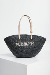 Torebka damska koszyk PATRIZIA PEPE. Torebki klasyczne damskie Patrizia Pepe, bez wzorów, bez dodatków. W wyprzedaży za 1,049.25 zł.