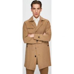 Selected - Płaszcz. Brązowe płaszcze męskie Selected, l, bez wzorów, z bawełny, klasyczne. W wyprzedaży za 219.90 zł.