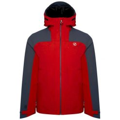 Męska Kurtka Przeciwdeszczowa Diluent. Czerwone kurtki męskie Dare 2b, m, bez wzorów, sportowe, bez kaptura. Za 152.99 zł.