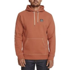 Bluza sportowa męska Quiksilver The Original. Brązowe bluzy bez kaptura męskie Quiksilver, bez wzorów, z bawełny, sportowe, bez kołnierzyka, bez ramiączek. Za 165.00 zł.