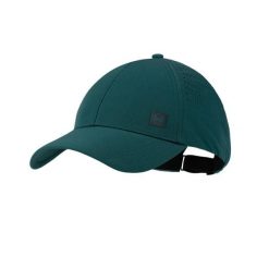 Czapka z daszkiem BUFF SUMMIT CAP SOLID TEAL. Zielone czapki męskie Buff, bez wzorów, z elastanu. Za 139.90 zł.
