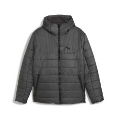 Męska kurtka wyściełana Essentials z kapturem PUMA Dusky Gray. Szare kurtki męskie Puma, m, bez wzorów, z puchu, eleganckie, z kapturem. Za 399.00 zł.