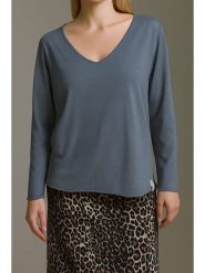 Cotton Candy Koszulka w kolorze niebieskim rozmiar: S. Niebieskie bluzki damskie Cotton Candy, s, bez wzorów, bez kołnierzyka. Za 96.14 zł.