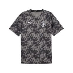 Koszulka rozgrzewkowa Manchester City 2025/26. Czarne t-shirty sportowe męskie Puma, bez ramiączek, do piłki nożnej. Za 262.50 zł.