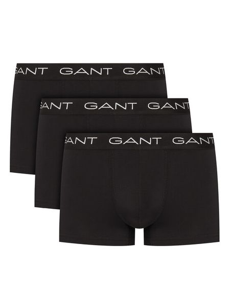 Gant Komplet bokserek 900023003 Czarny. Czarne bokserki męskie Gant, bez wzorów, z bawełny. Za 149.99 zł.