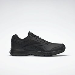 Buty Reebok Work N Cushion 4.0. Czarne buty sportowe na co dzień męskie Reebok, z materiału, bez zapięcia. Za 249.00 zł.