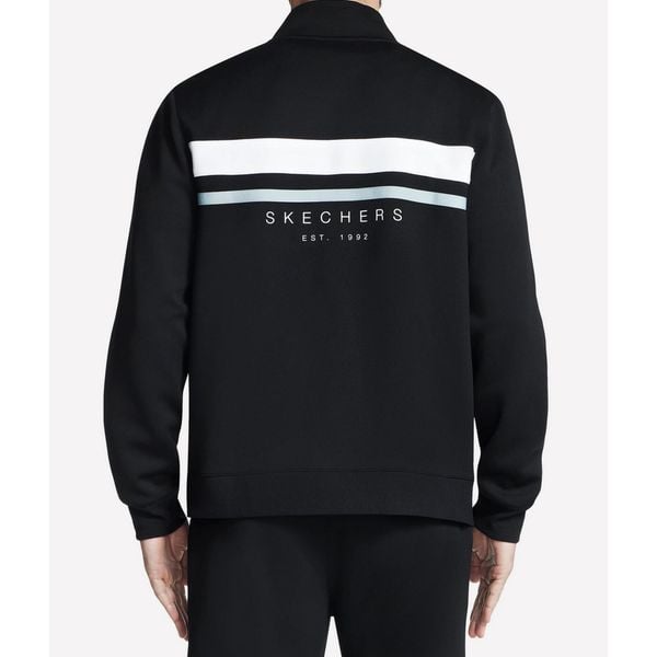 Bluza Męska Skechers. Czarne bluzy bez kaptura męskie Skechers, m. Za 180.99 zł.