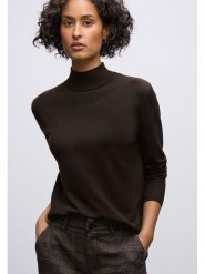 Street One Golf w kolorze brązowym rozmiar: 40. Brązowe golfy damskie Street One, bez wzorów, bez ramiączek. Za 117.73 zł.