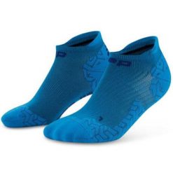 Męskie krótkie skarpety kompresyjne sportowe Core Run stopki Ultralight CEP. Niebieskie skarpetki męskie CEP, bez wzorów, z elastanu. Za 69.00 zł.