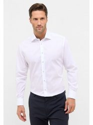 Eterna Koszula - Modern fit - w kolorze białym rozmiar: 45. Białe koszule męskie Eterna, bez wzorów, z bawełny, bez kołnierzyka, bez ramiączek. Za 95.69 zł.