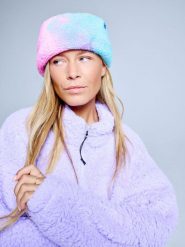 Czapka - Teddy Twist - Różowo-niebiesko-żółta. Niebieskie czapki męskie POEDERBAAS, bez wzorów, z materiału. Za 221.12 zł.