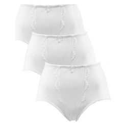 Cellbes Figi 3 Pack biały female biały 34/36. Białe figi damskie Cellbes, bez wzorów, z bawełny. Za 105.00 zł.