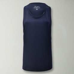 Damska Koszulka Bez Rękawów Tanissa Niebieska. Niebieskie bluzki sportowe damskie Legea, s, z bawełny, bez kołnierzyka, bez ramiączek. Za 60.00 zł.